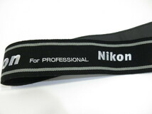 【 美品 】Nikon For PROFESSIONAL 極太ストラップ 幅約60mm 紐幅約12mm ニコン [管QS539]_画像5