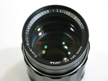 【 中古品 】PENTAX Super-Multi-Coated TAKUMAR 135mmF3.5 M42 純正メタルキャップ フード付 [管CX445]_画像6