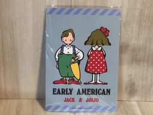 新品　未開封　当時物　ダーム　EARLY AMERICAN JACK&JOIJO 下敷き　ファンシー　雑貨　古い　昔の　vintage retoro 2