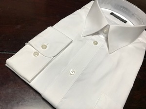 JOHN　PEARSE 　白無地　形態安定ワイシャツ　3L(45-86)　レギュラーカラー　