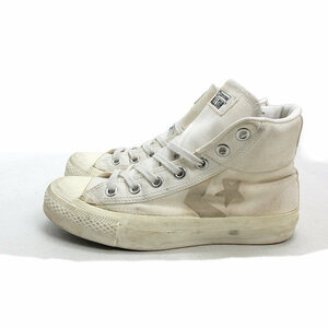 a■【23cm】コンバース/CONVERSE ALLSTAR 1CK876 シェブロンスター ハイカット キャンバススニーカー 白/LADIES/306【中古】