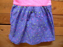 全国送料無料 ギャップ キッズ Gap Kids 子供服キッズ 女の子リブ&シャンブレー素材ノースリーブチュニックワンピース 120 着丈60cm_画像3