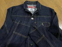 ※JUNYA WATANABE COMME des GARCONS MAN×Levi's ギャルソン リーバイス eYe 牛革レザーポケット 濃紺 デニムカバーオール SS　　BJBB.D _画像5