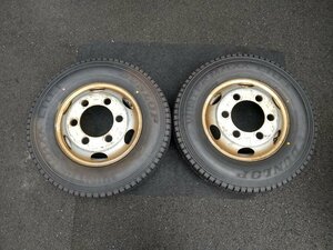 『psi』 トラック用 16インチ × 5.5K 6穴 スチールホイール ＆ DUNLOP WINTER MAXX LT03 205/85R16 スタッドレスタイヤ2本セット