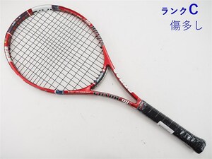 中古 テニスラケット プリンス イーエックスオースリー シャーク 98T 2013年モデル (G2)PRINCE EXO3 SHARK 98T 2013