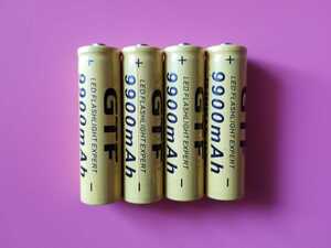 18650充電バッテリー(Li-ion 3.7V)4個