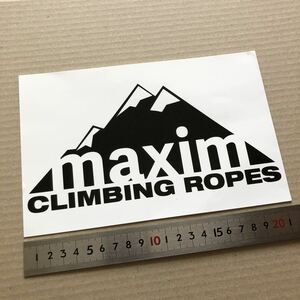 送料無料 ★即決 maxim CLIMBING ROPES ステッカー ★ マキシム クライミング ロープ シール デカール アウトドア Big