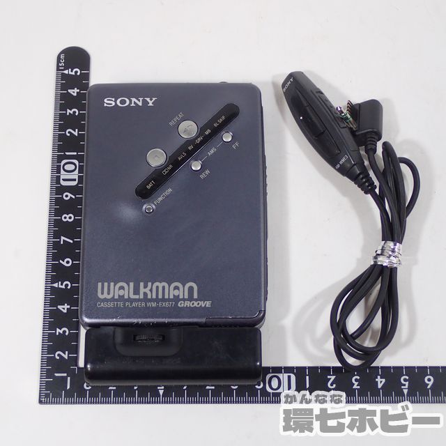 日本の楽天や代理店で買  カセットプレーヤー WM-EX677 外観超美品だがジャンク　SONY ポータブルプレーヤー