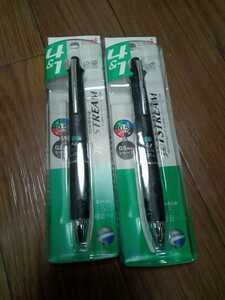 未使用二本セットジェットストリーム UNI シャープ 多機能ペン 三菱鉛筆 黒0.5mm