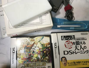 Nintendo DS Lite　クリスタルホワイト　ゲーム２本付き　