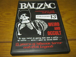 BALZAC バルザック / 13 YEARS OF HIDEOUS TERROR AND EVIL LEGEND 2DVD ZODIAC WEIRD AND OCCULT 