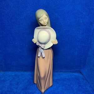 ★状態良好 Lladro リヤドロ 5007 シャイな少女 陶器 人形 メイドイン スペイン 送料800円