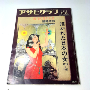 『描かれた日本の女』1923〜1973。創刊50周年記念。アサヒグラフ臨時増刊。
