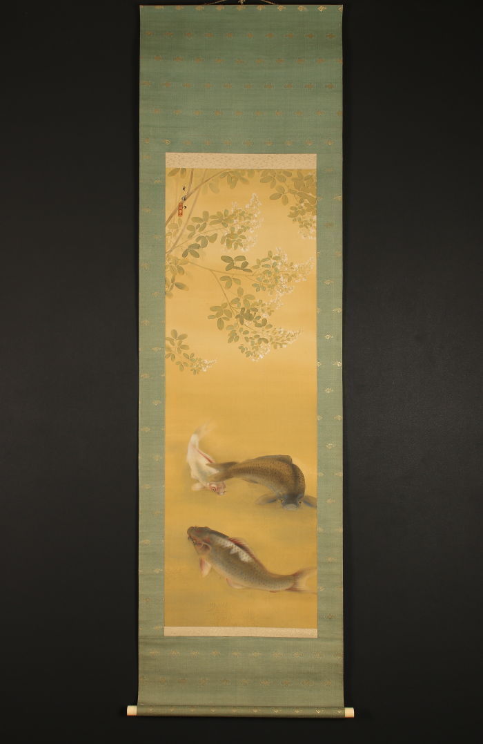 ヤフオク! -掛け軸 鯉(日本画)の中古品・新品・未使用品一覧