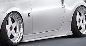 【M’s】日産 Z34 フェアレディZ 370Z (2008y-2020y) AIMGAIN GT サイドアンダースポイラー タイプ2 (ノーマル用) エイムゲイン ロェン