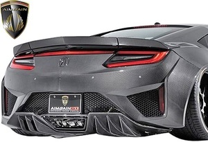 【M’s】ホンダ NSX NC1 (2016y-) AIMGAIN GT リアデッキスポイラー／／Dry Carbon エイムゲイン エアロ リアスポイラー リヤスポイラー