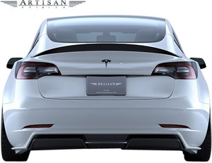 【M’s】TESLA Model3 ZAA-3L23P (2019y-) ARTISAN SPIRITS EVS リア ディフューザー ／／ FRP+カーボン アーティシャンスピリッツ エアロ