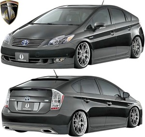 【M’s】30プリウス ZVW30 (2009y-2015y) AIMGAIN HYBRID タイプ2 フルキット 3点 (F+S+R)／／FRP エイムゲイン エアロ エアロセット