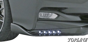 【M's】日産 リーフ ZE1 (H29.10-) TOPLINE ARNAGE LEDアクセサリーライト(片側：5連ホワイトLED)／／FRP トップライン アルナージ エアロ