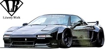 【M's】NSX NA1 (1990y-1997y) LB-WORKS フロントディフューザー／／FRP製 Liberty Walk エアロ リバティーウォーク LBワークス NS-X N-SX_画像9