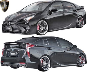 【M’s】トヨタ 前期 50プリウス タイプL HYBRID (2015y-2018y) AIMGAIN フルキット 3点／／FRP製 ZVW50 エイムゲイン エアロ フルエアロ