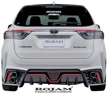 【M's】TOYOTA ハリアー 60系 前期/後期(2013y.12-) ROJAM IRT GENIK リアバンパースポイラー LED.Ver／／HARRIER FRP ロジャム エアロ_画像4