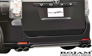 【M's】TOYOTA 70系 後期 ヴォクシー (2010/5-2013/12) ROJAM IRT リヤリップスポイラー Ver.1／／VOXY Z ZS ZRR70W FRP ロジャム エアロ