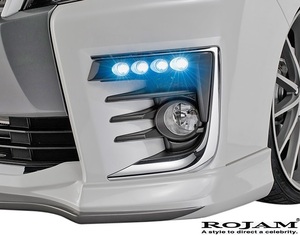 【M's】80系 前期 ヴォクシー (2014/1-2017/6) ROJAM IRT LEDアタッチメントキット／／丸型4連LEDライト VOXY ZSグレード ZRR80W ロジャム