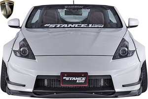 【M’s】Z34 フェアレディZ 370Z (2008y-2020y) AIMGAIN GT フロントバンパー + アンダーリップ (タイプ1) エイムゲイン ロェン エアロ