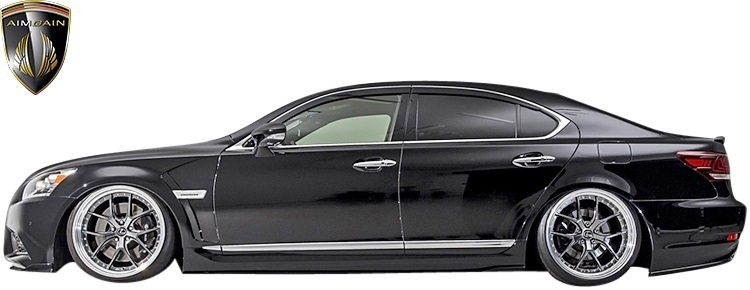代引き手数料無料 LEXUS 50 LS 後期 version-L I-package 2020.11- AIMGAIN 純VIP EXE サイドスポイラー LR カーボン エイムゲイン エアロ econet.bi