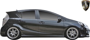 【M’s】TOYOTA AQUA 前期 NHP10 (2011y-2014y) AIMGAIN HYBRID サイドステップ 左右 ／／ エイムゲイン FRP 未塗装 エアロパーツ 社外品