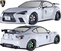 【M’s】TOYOTA 前期 86 ハチロク ZN6 (2012y-2016y) AIMGAIN LF-SPORT フルエアロ 3点 ／／ FRP 未塗装 エイムゲイン エアロキット セット_画像1