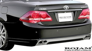 【M's】TOYOTA クラウン 200系 GRS2 前期 (2008/2-2012/12) ROJAM IRT リヤリップスポイラー／／FRP ロジャム エアロ CROWN アスリート