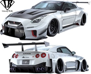 【M's】NISSAN R35 GT-R (2007y-) LB-Silhouette WORKS GT 35GT-RR Ver.1 ボディキット 8P／／FRP Liberty Walk リバティーウォーク エアロ