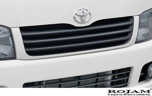 【M's】ハイエース 200系 1型/2型 ナロー (2004/8-2010/6) ROJAM IRT フロントグリル／／TOYOTA 標準車 FRP ロジャム ラジエーターグリル