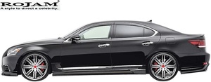 【M's】LEXUS LS 40系 後期 (2012/10-2017/9) ROJAM IRT サイドステップモール 左右／／レクサス LS460 LS600h ショート用 FRP ロジャム