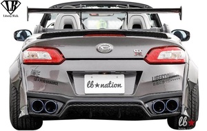 【M's】400コペン LA400K (2014y-) lb★nation COPEN GT-K リアウィング ver.1 (GTウィング)／／エアロ Liberty Walk リバティーウォーク