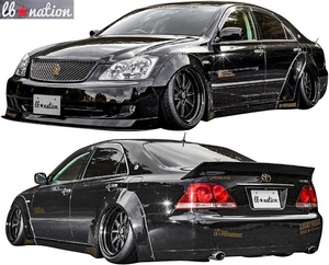 【M's】TOYOTA 180系 クラウン (2003y-2008y) Liberty Wark lb★nation コンプリートボディキット 5点 ／／FRP エアロ リバティウォーク