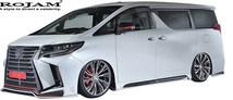 【M's】TOYOTA 30系 アルファード 後期 (2018/1-) ROJAM IRT GENIK エアロ 2点キット F+R (LEDレス.Ver)／／FRP ロジャム エアロ セット_画像1