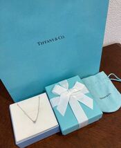 新品 未使用 正規品 ティファニー tiffany&co ネックレス バイザヤード タンザナイト シルバー ケース 巾着 紙袋 リボン カラーストーン_画像9