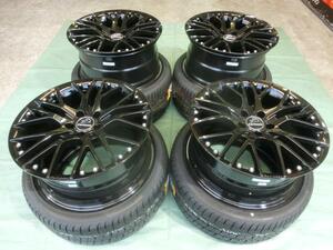 新品 carlsson1/10X BK(5H/114,3)&ピレリ PZERO 235/40-19 255/35-19 マークX 4本セット