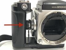 ［三155］ZENZA BRONICA/ゼンザブロニカ/ETR/ZENZANON/MC/1:4/f=150mm/プリズムファインダー/スピードグリップ/中判カメラ_画像10