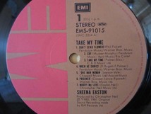 LP320■LPレコード■SHEENA EASTON TAKE MY TIME　EMS-91015【中古】_画像3