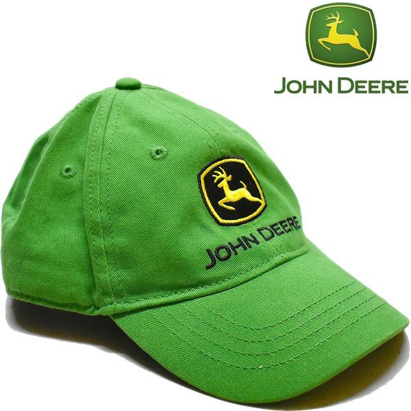 John Deere(ジョン ディア) 北米限定 ビンテージ ロゴ 刺繍付き ベース