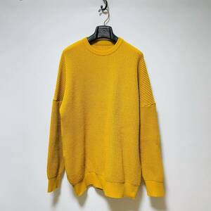 リサウンドクロージング 19AW aze loose sweater 畦編みルーズニット 定価23,100円 1~2 RESOUND CLOTHING セーター ドロップショルダー