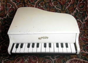 貴重 50' Michelsonne PARIS ミシェルソンヌ 25鍵 木製鍵盤のグランドピアノ 柔らかい音 フランスビンテージ・トイピアノ 西洋骨董