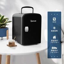 ■新品■AstroAI ミニ冷蔵庫 冷温庫 4L 小型でポータブル 2電源式 便利な携帯式 (ブラック)_画像5