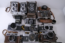 二眼レフ フィルムカメラ レンジファインダー 13点 まとめ セット Ricohflex model Ⅲ Ⅶ Mamiya six etc 動作未確認 ジャンク扱 LOT A170_画像1