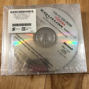 TOSHIBA EQUIUM S6400シリーズ　リカバリーディスク　xp sp2 未開封