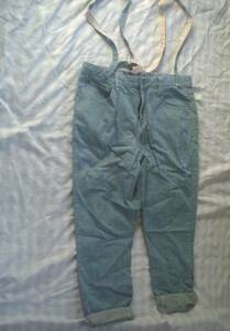 *GAP Gap removed possible also cloth suspenders attaching bleach Denim pants 8 new goods *